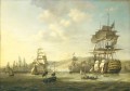 Anglo Dutch fleet in the bay of Algiers 1816 war ships